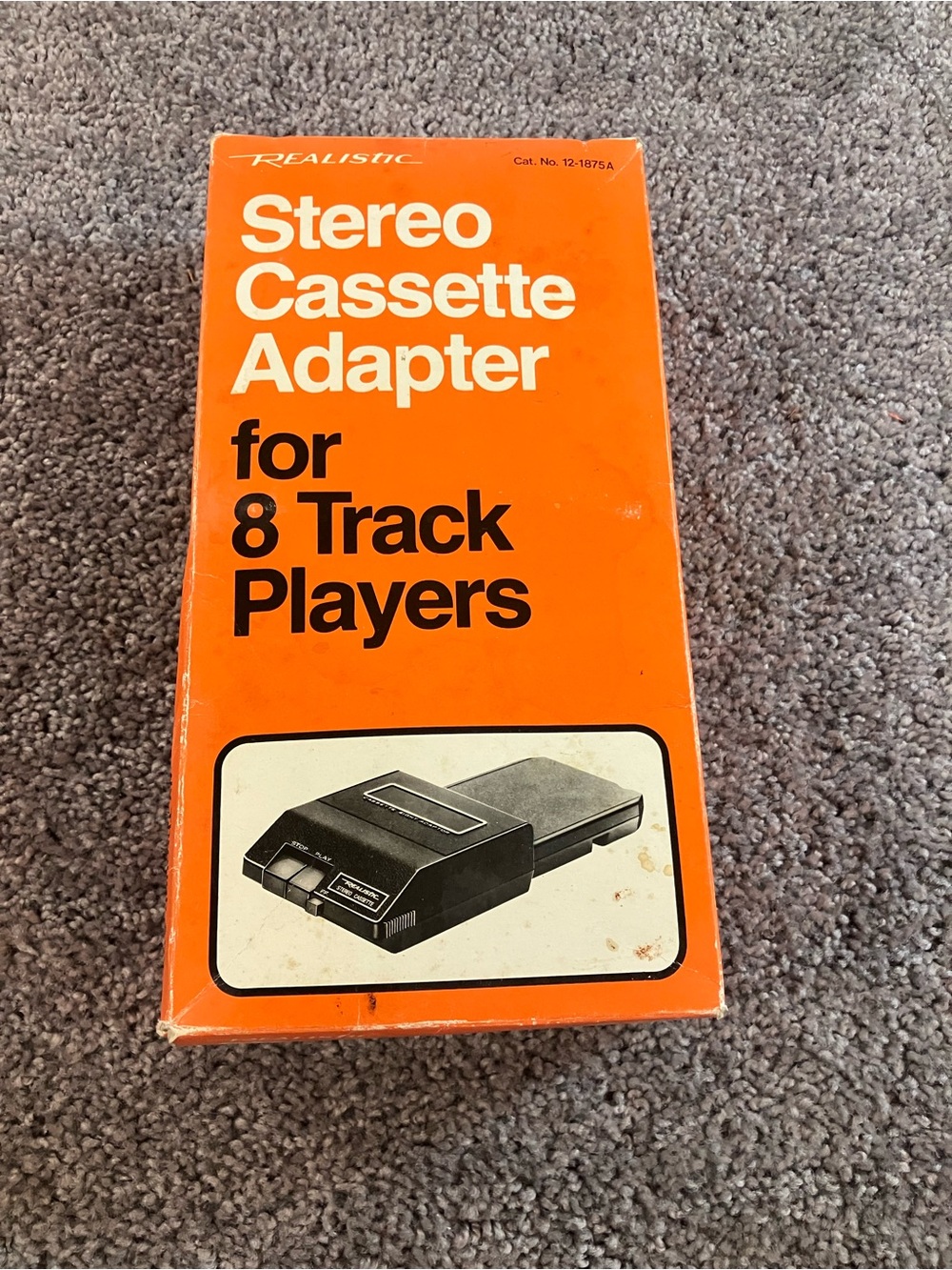 Realistic Stereo Cassette Adapter For All 8 Track Players Model: 12-1875A